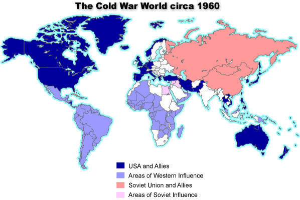 what countries were involved in the cold war why is it called cold war